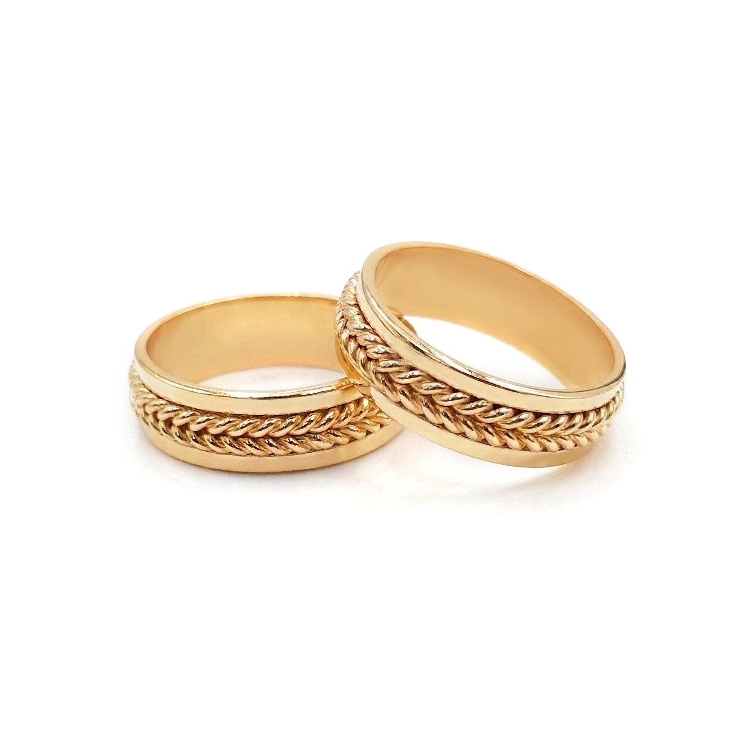 Aros Grecia - Oro 18K
