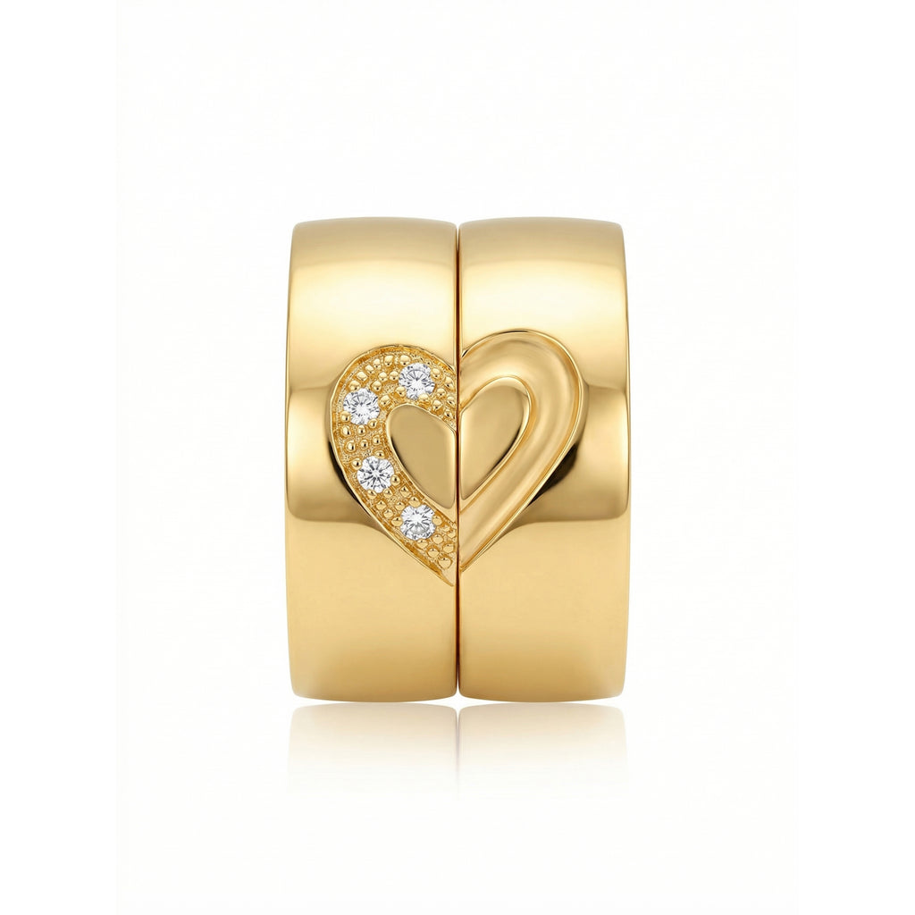 Aros Corazón Eterno - Oro 18K