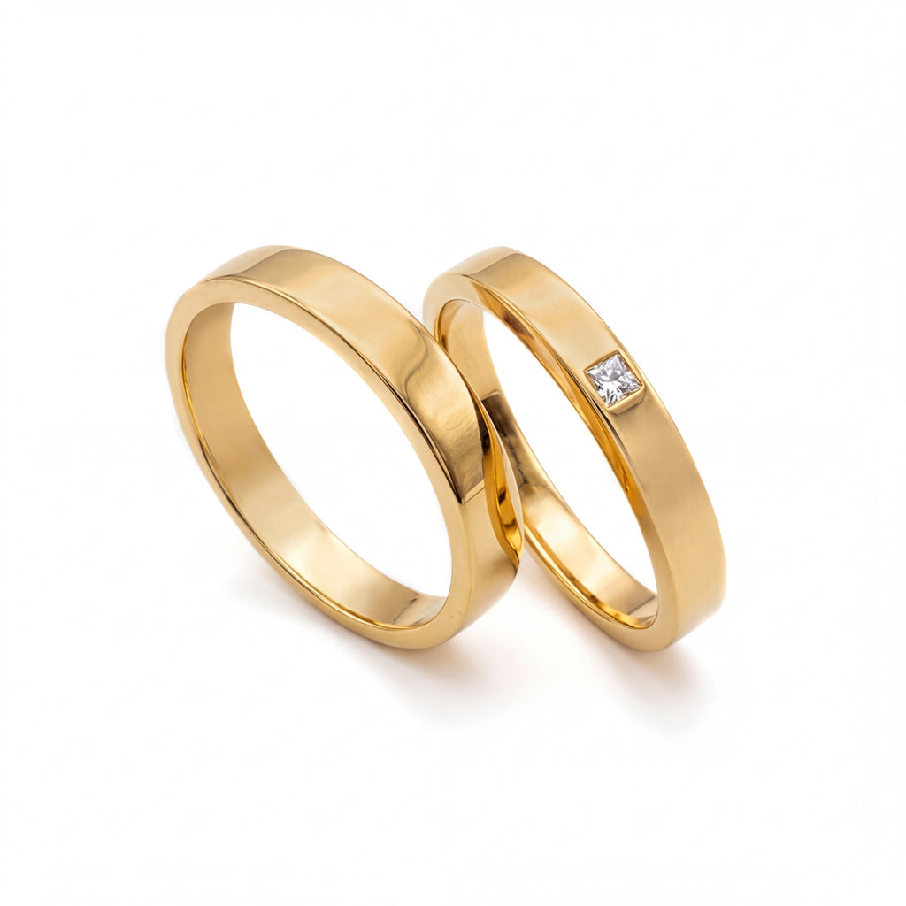 Aros Bruselas - Oro 18K