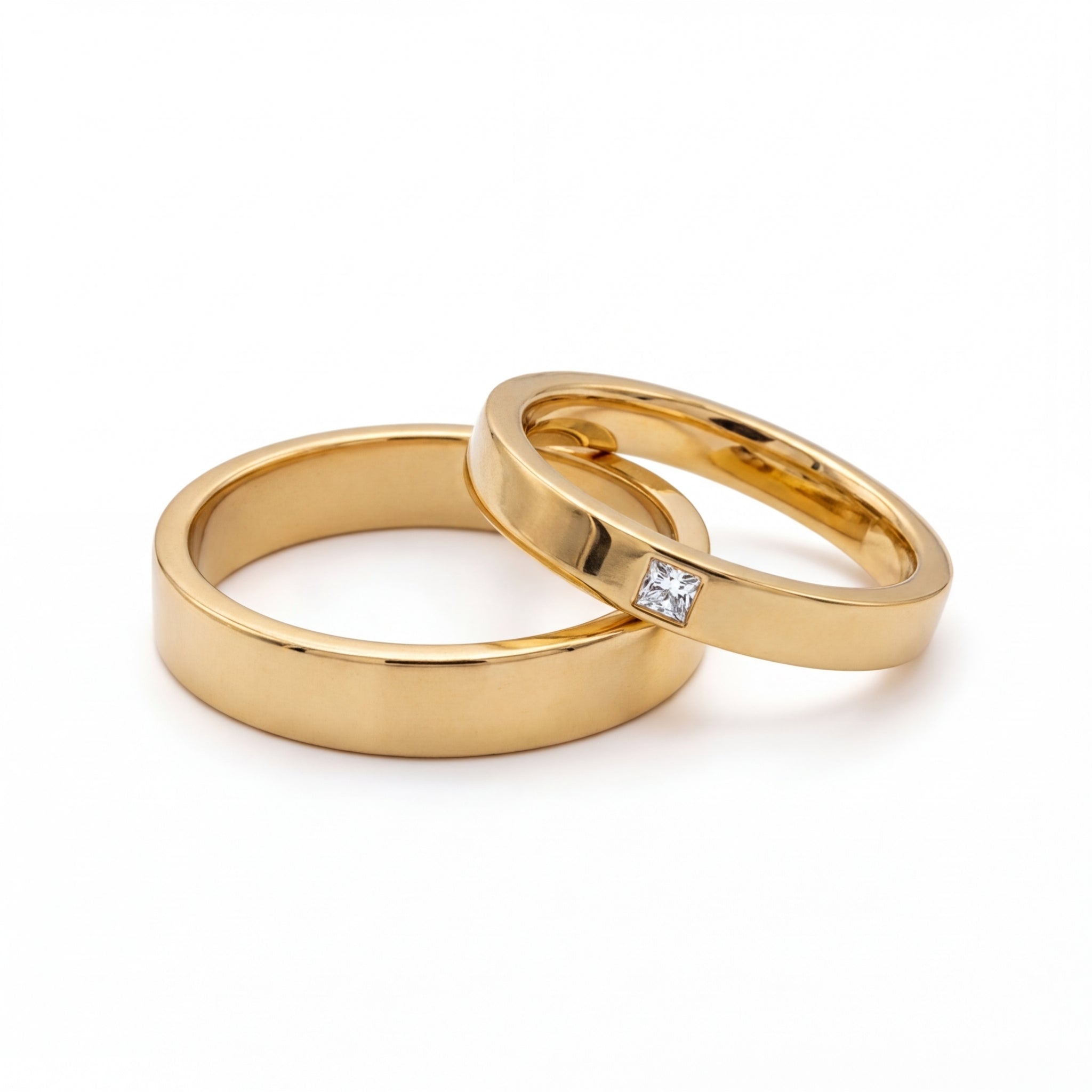 Aros Bruselas - Oro 18K