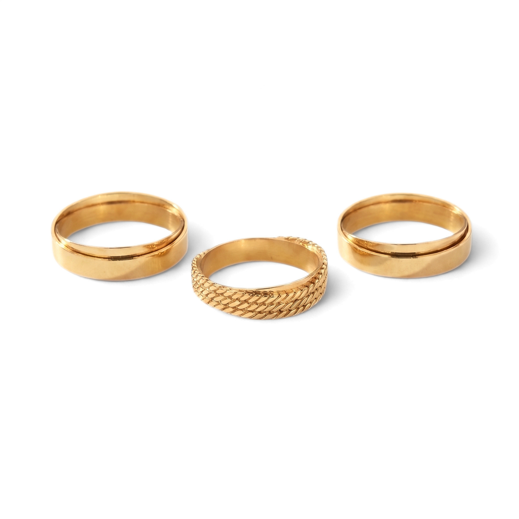 Anillo Trilogy - Oro 18K