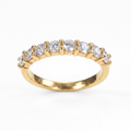 Anillo Medio Riviere - Oro 18K
