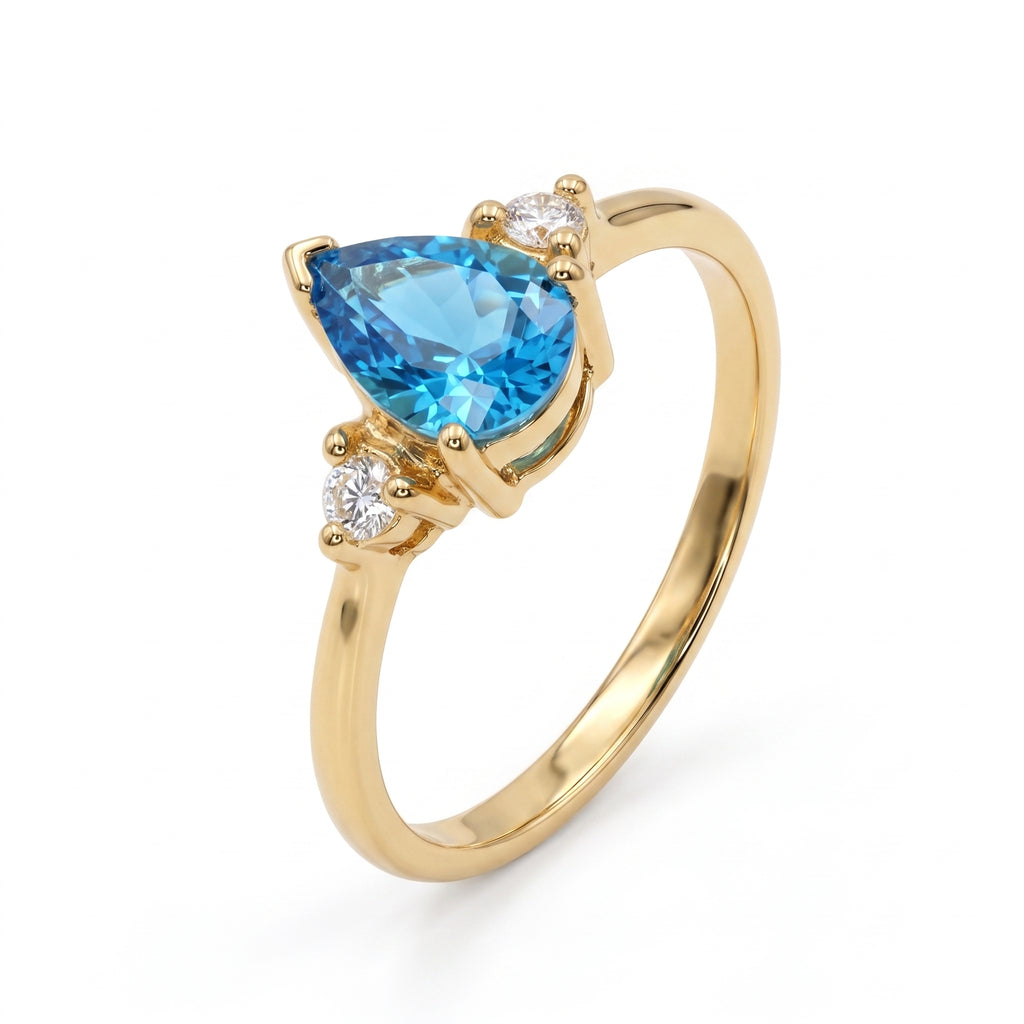 Anillo Cristal - Oro 18k