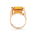 Anillo Gema Natural Topacio II - Oro 18K