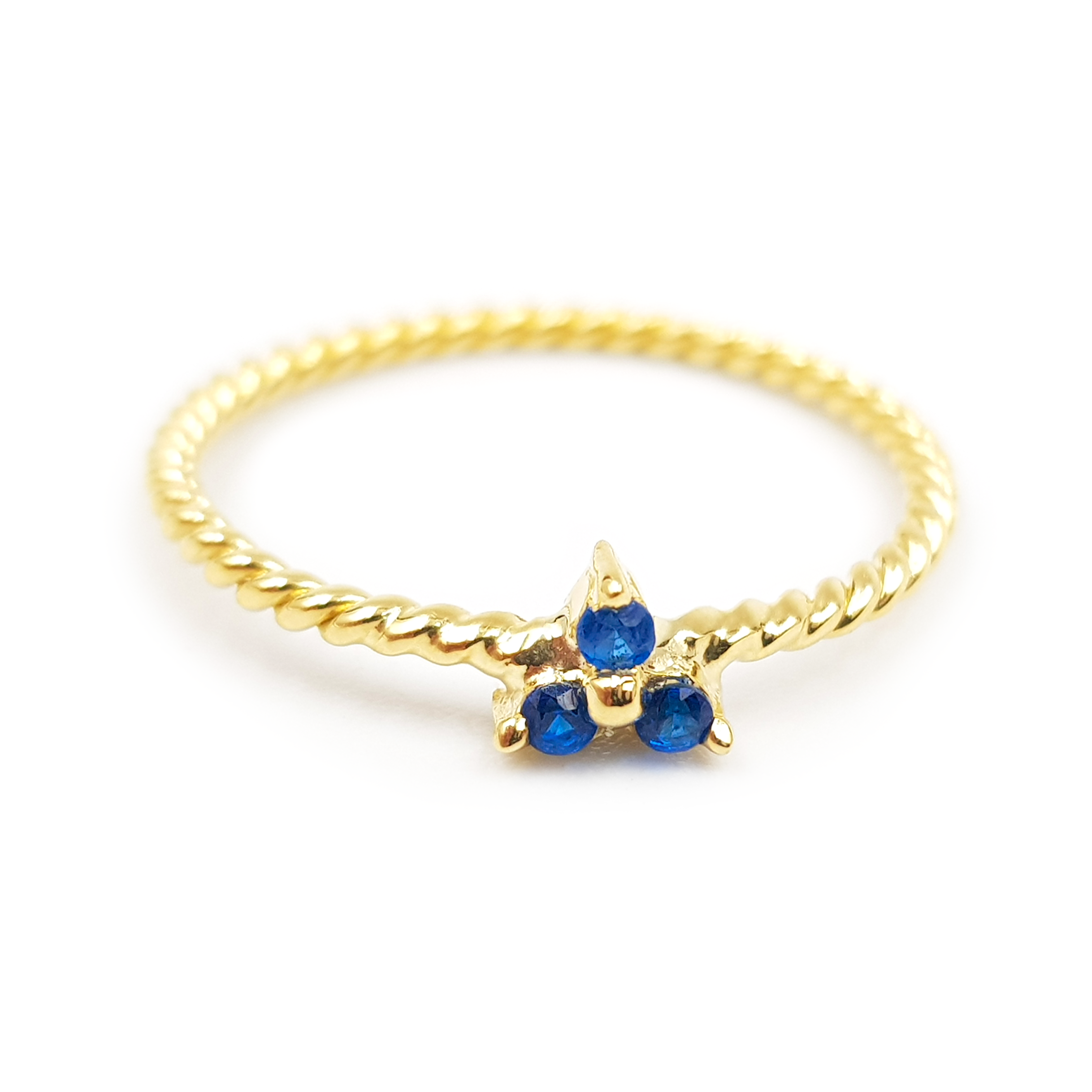 Anillo Blue-Oro 18K