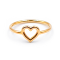 Anillo silueta de Corazón
