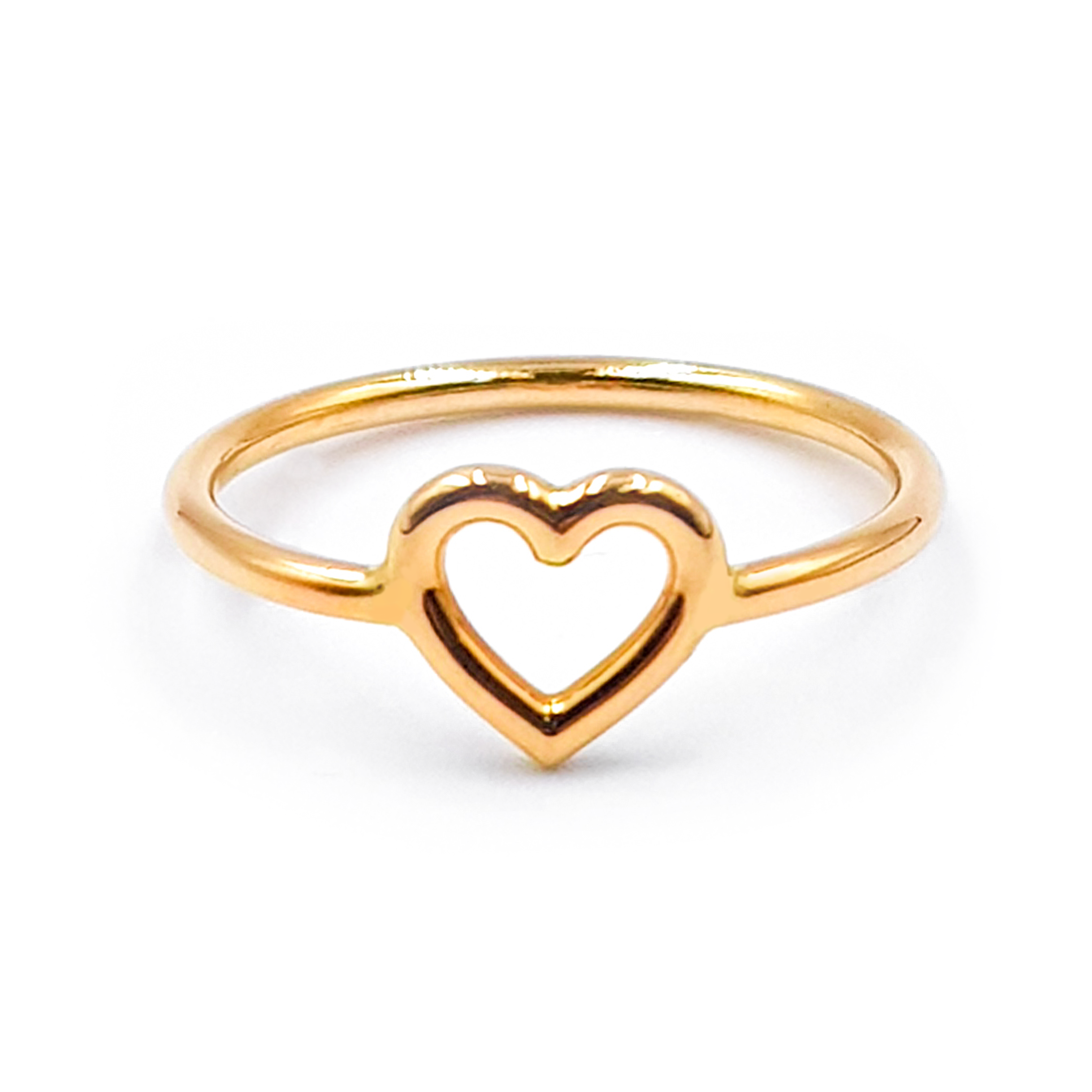 Anillo silueta de Corazón