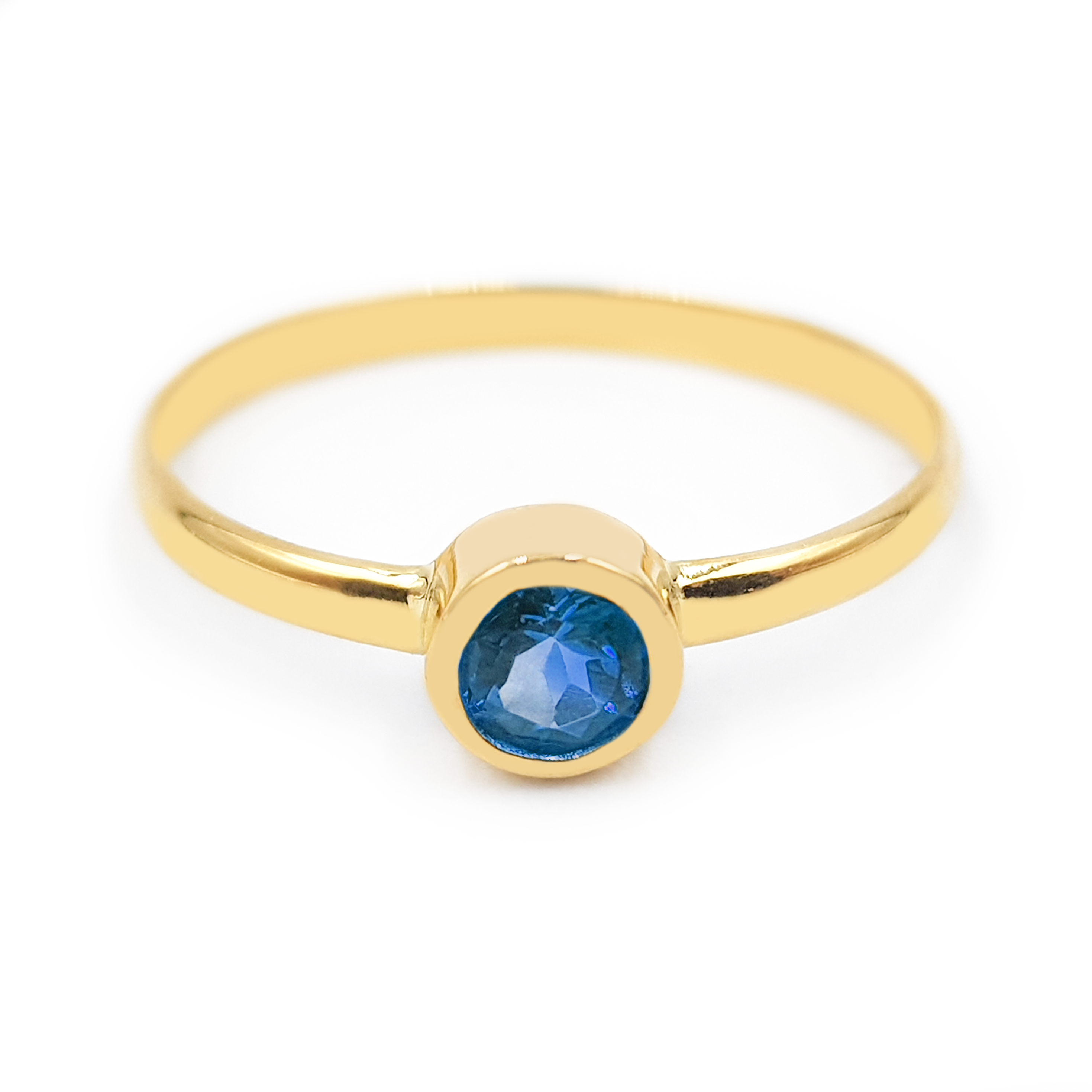 Anillo Solitario - Oro 18k
