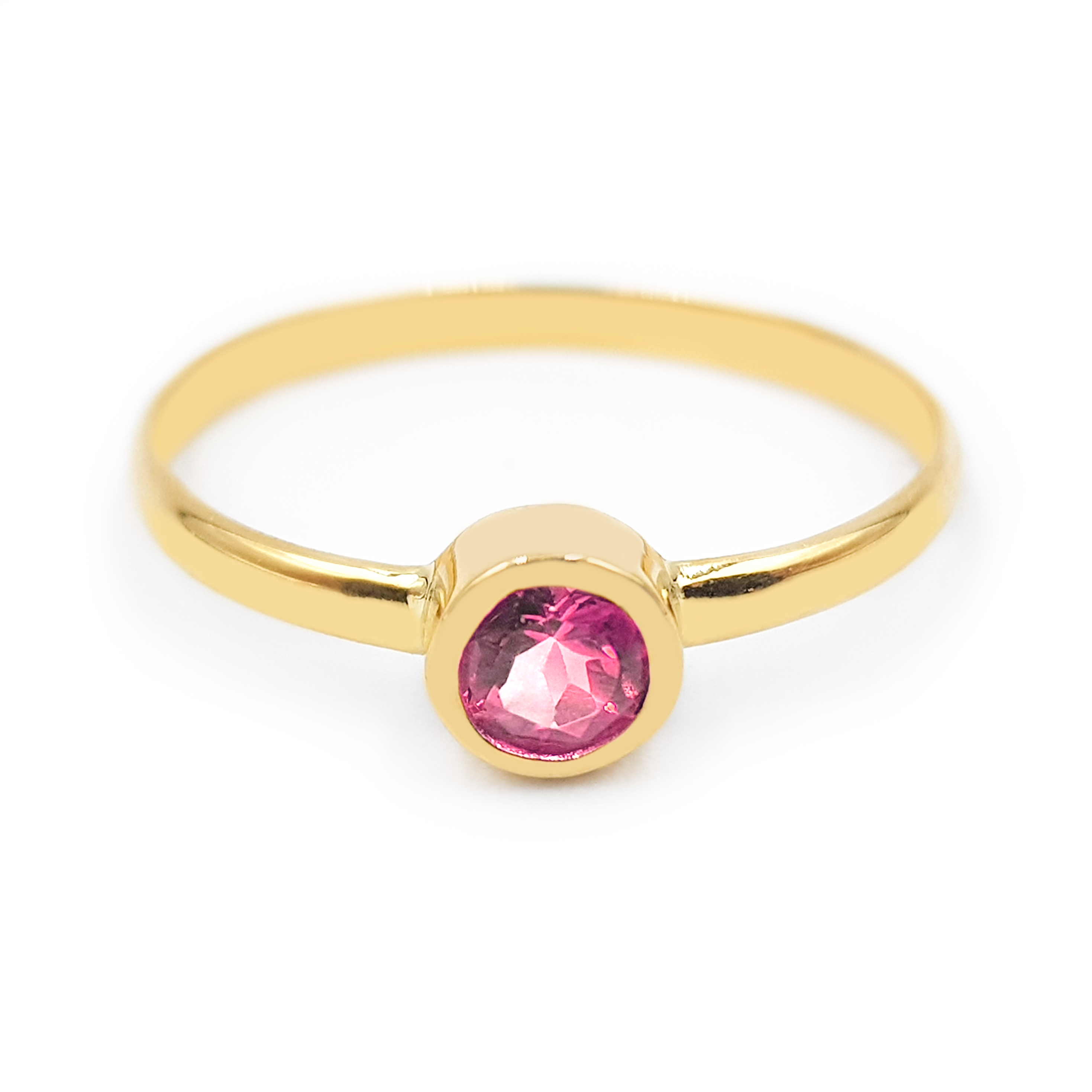Anillo Solitario - Oro 18k