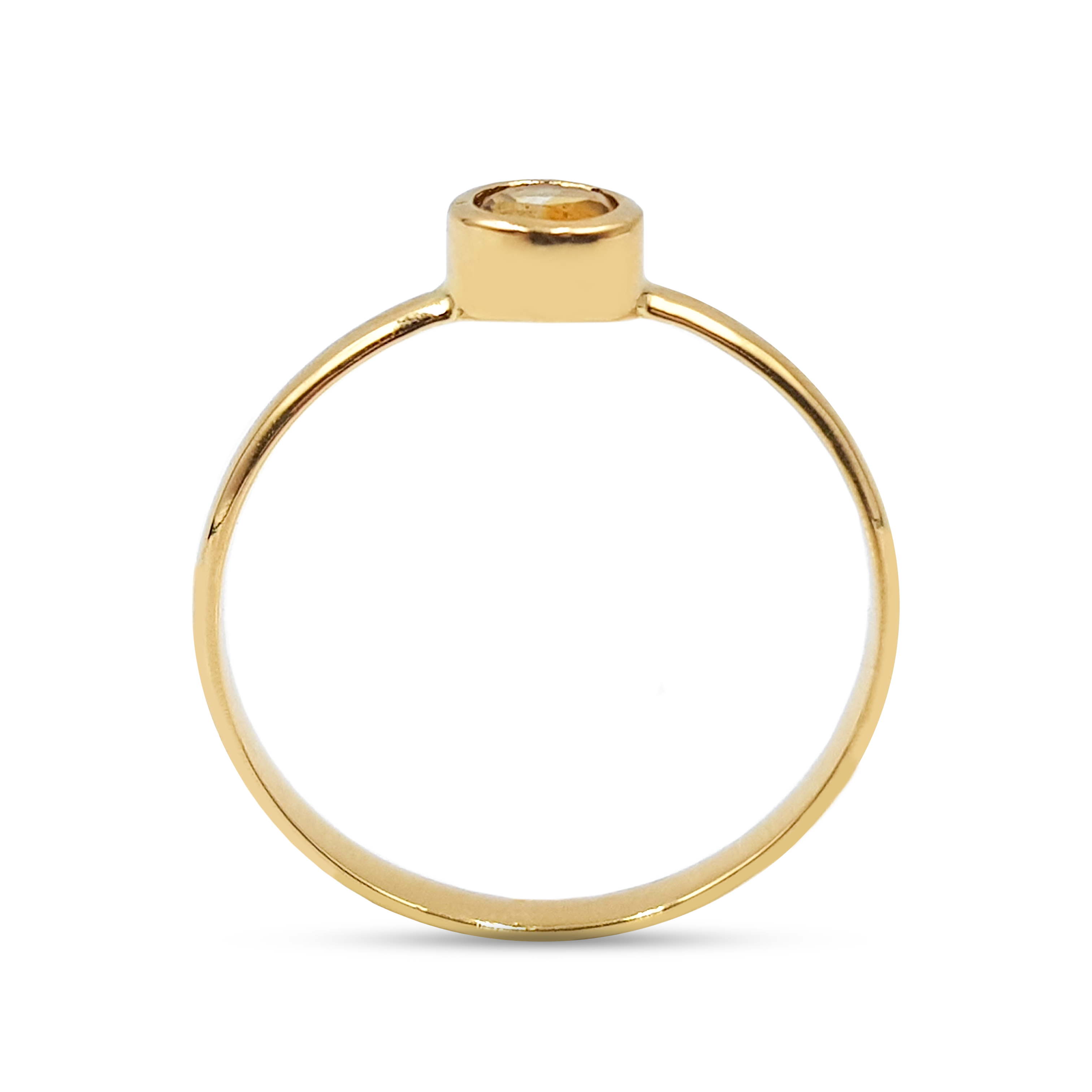 Anillo Solitario - Oro 18k