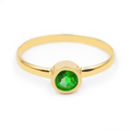 Anillo Solitario - Oro 18k