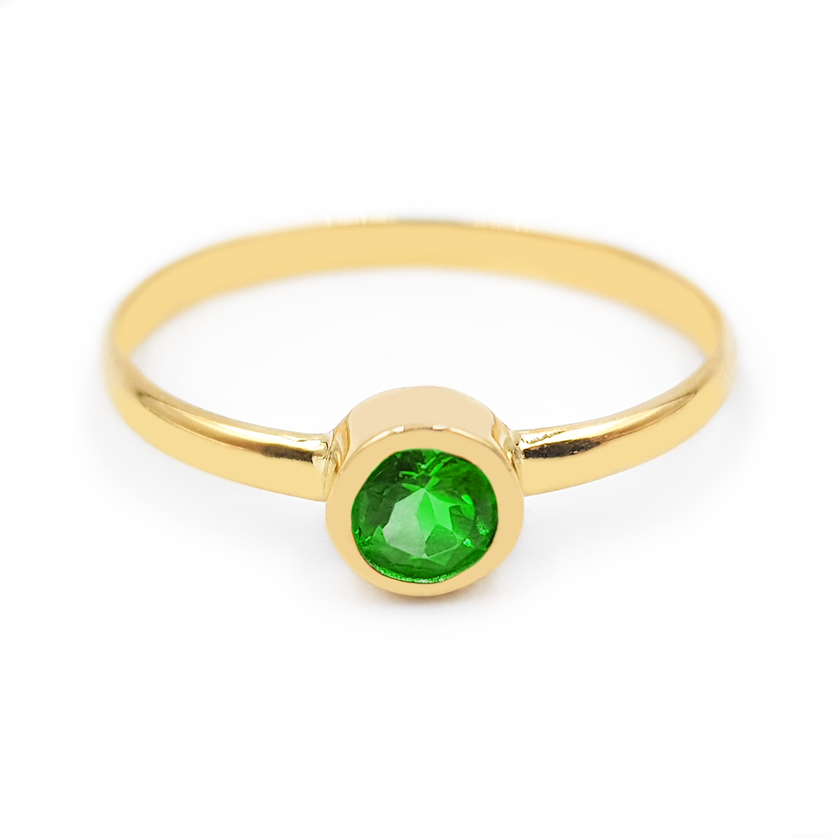 Anillo Solitario - Oro 18k