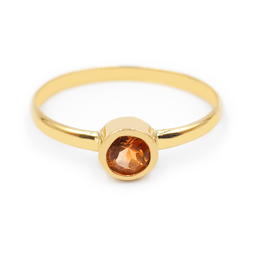 Anillo Solitario - Oro 18k