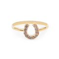 Anillo Tiny Herradura  Oro 18K