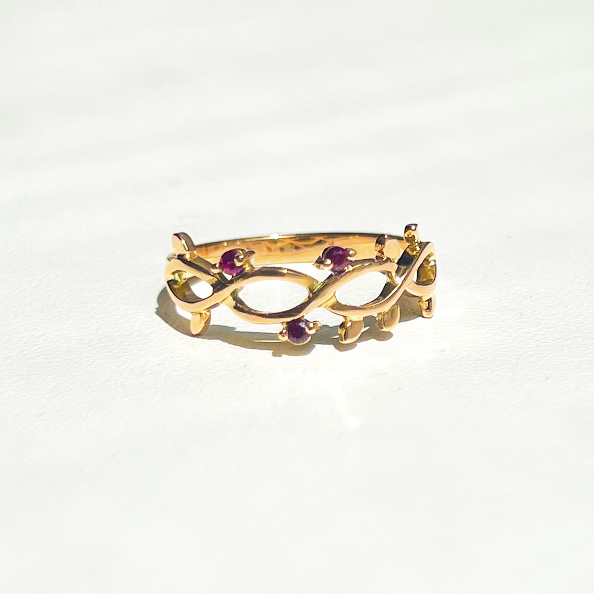 Anillo Fairy Red - Oro 18K