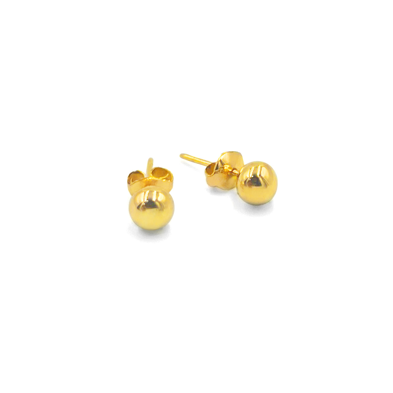 Aretes Bola 1 - Oro 18K