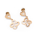 Aretes Jade  Oro 18K