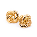 Aretes Luna - Oro 18K
