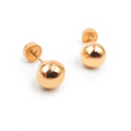 Aretes Baby Bolita 2 - Oro 18K