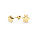 Aretes Baby Estrella - Oro 18K