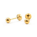 Aretes Baby Bolita 1 - Oro 18K