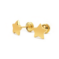 Aretes Baby Estrella 2- Oro 18K