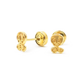 Aretes Baby Piolín- Oro 18K