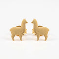 Aretes Alpaca - Oro 18K