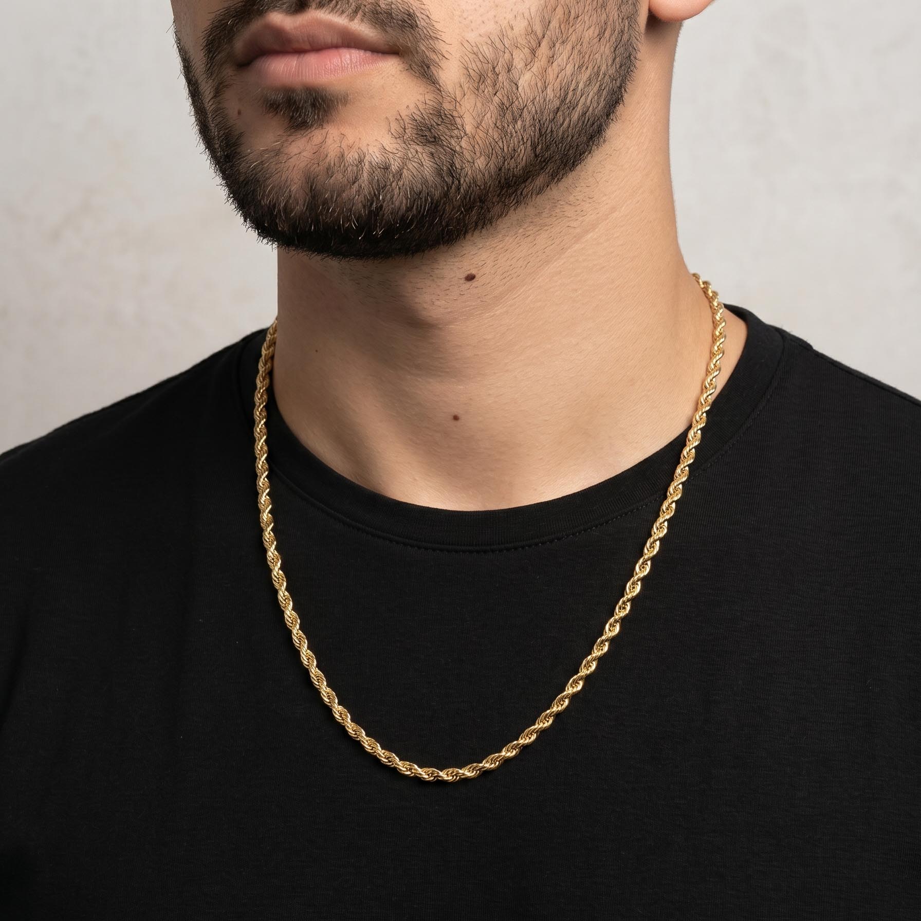 Cadena Entorchada - Oro 18K