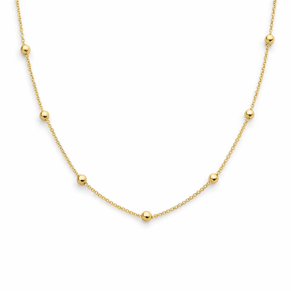 Cadena Esferas  - Oro 18K