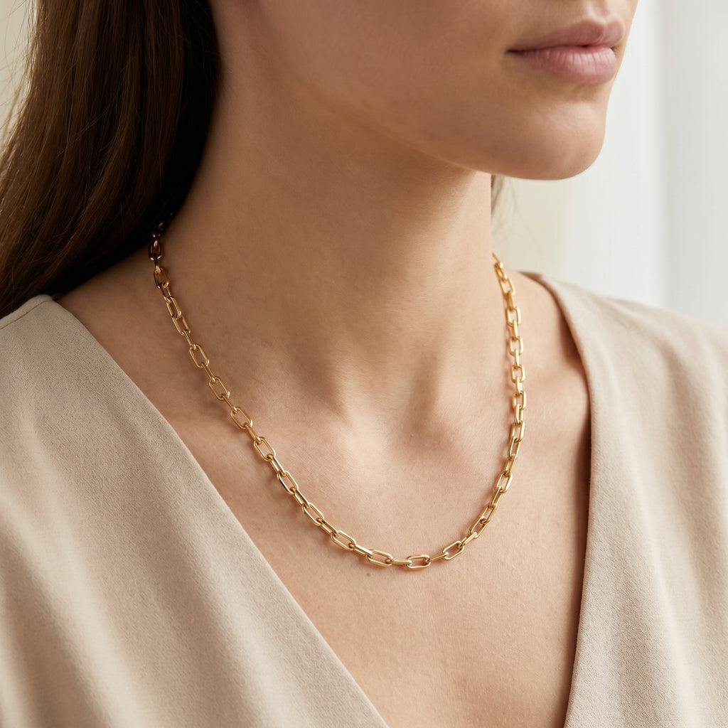 Cadena Prisma  - Oro 18K