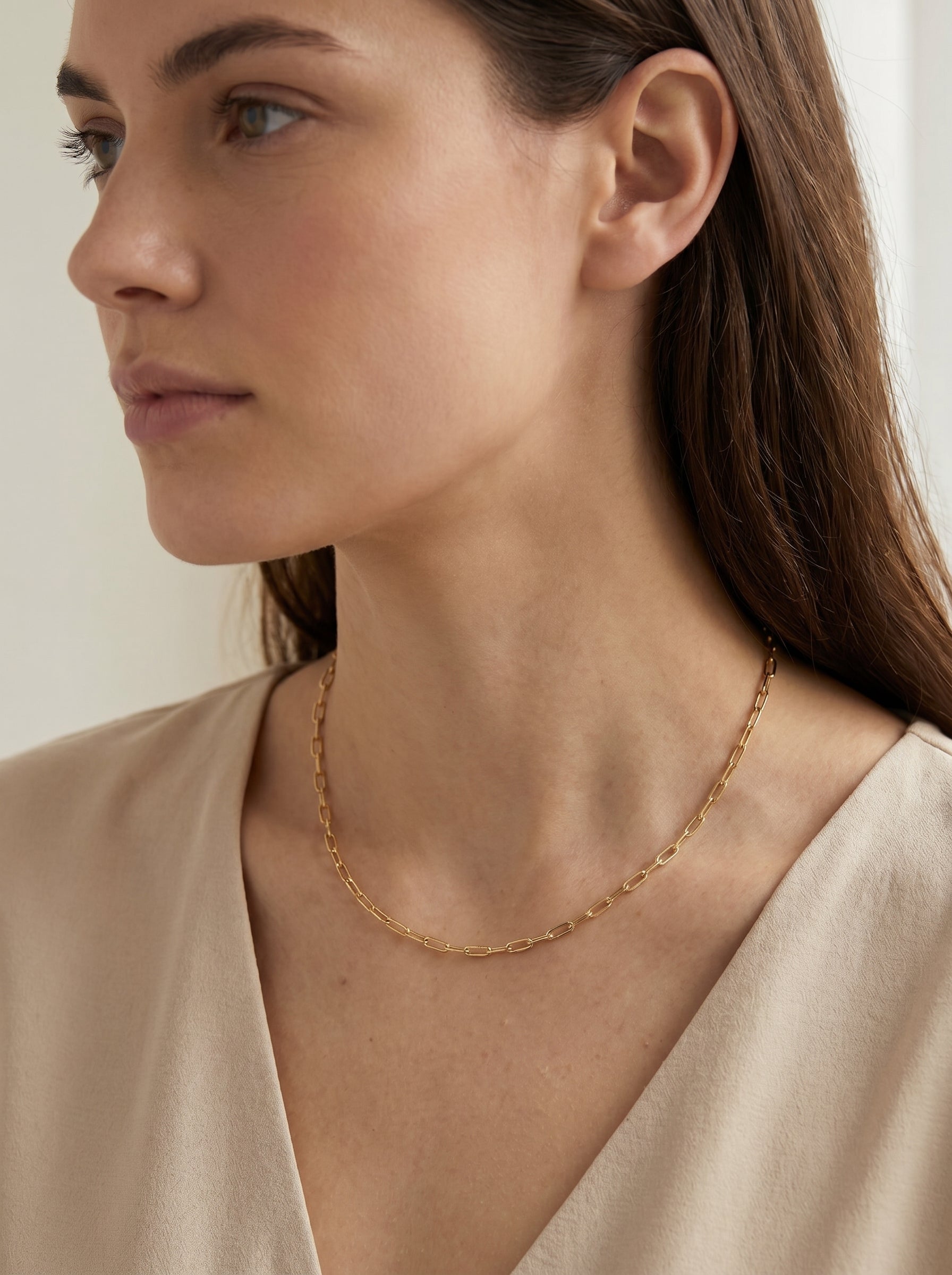 Cadena Prisma  - Oro 18K