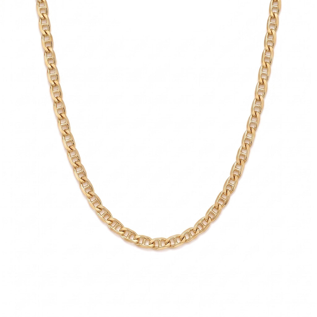 Cadena Barbados - Oro 18K