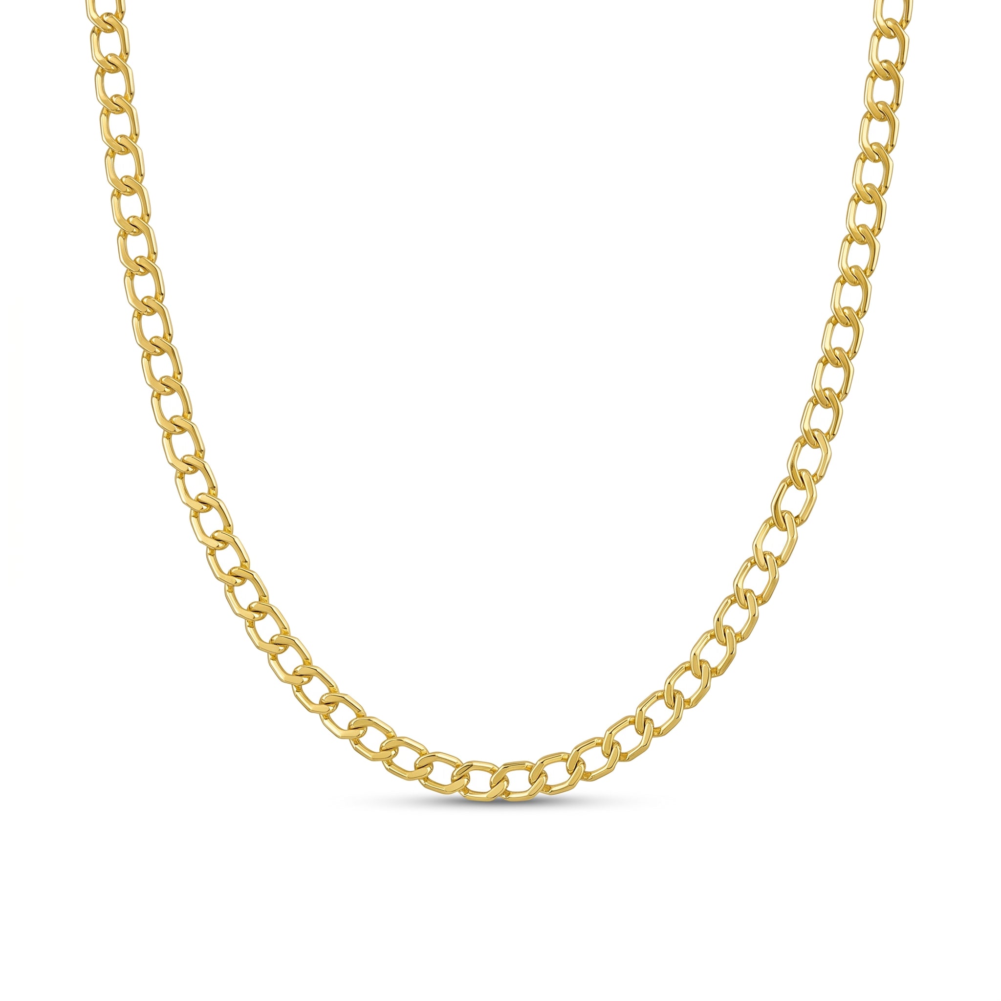 Cadena Hexagonal - Oro 18K