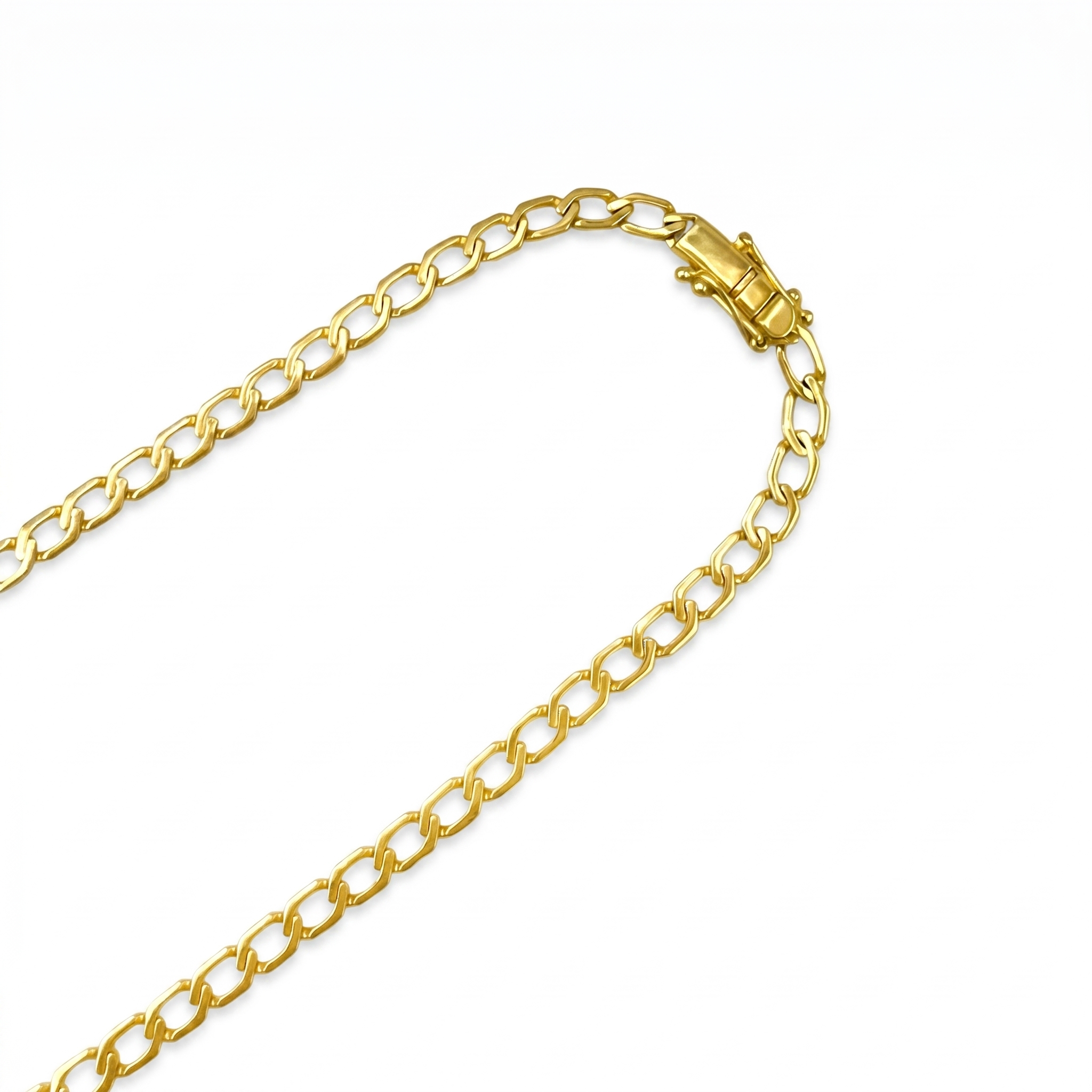 Cadena Hexagonal - Oro 18K