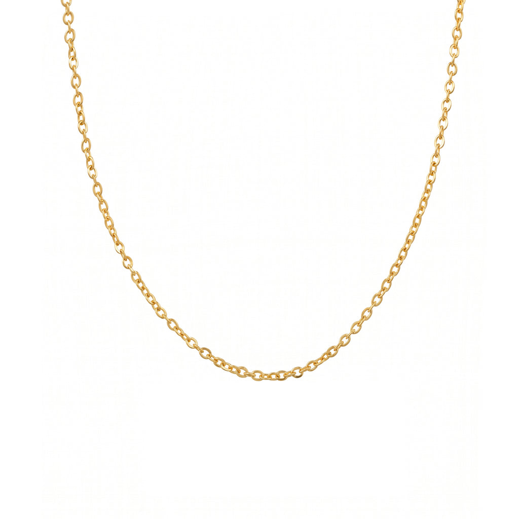 Cadena Martillada light - Oro 18K
