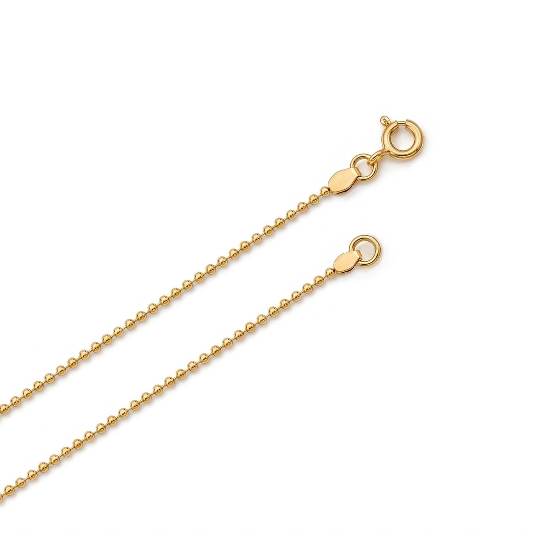 Cadena Cuentas Slim - Oro 18K