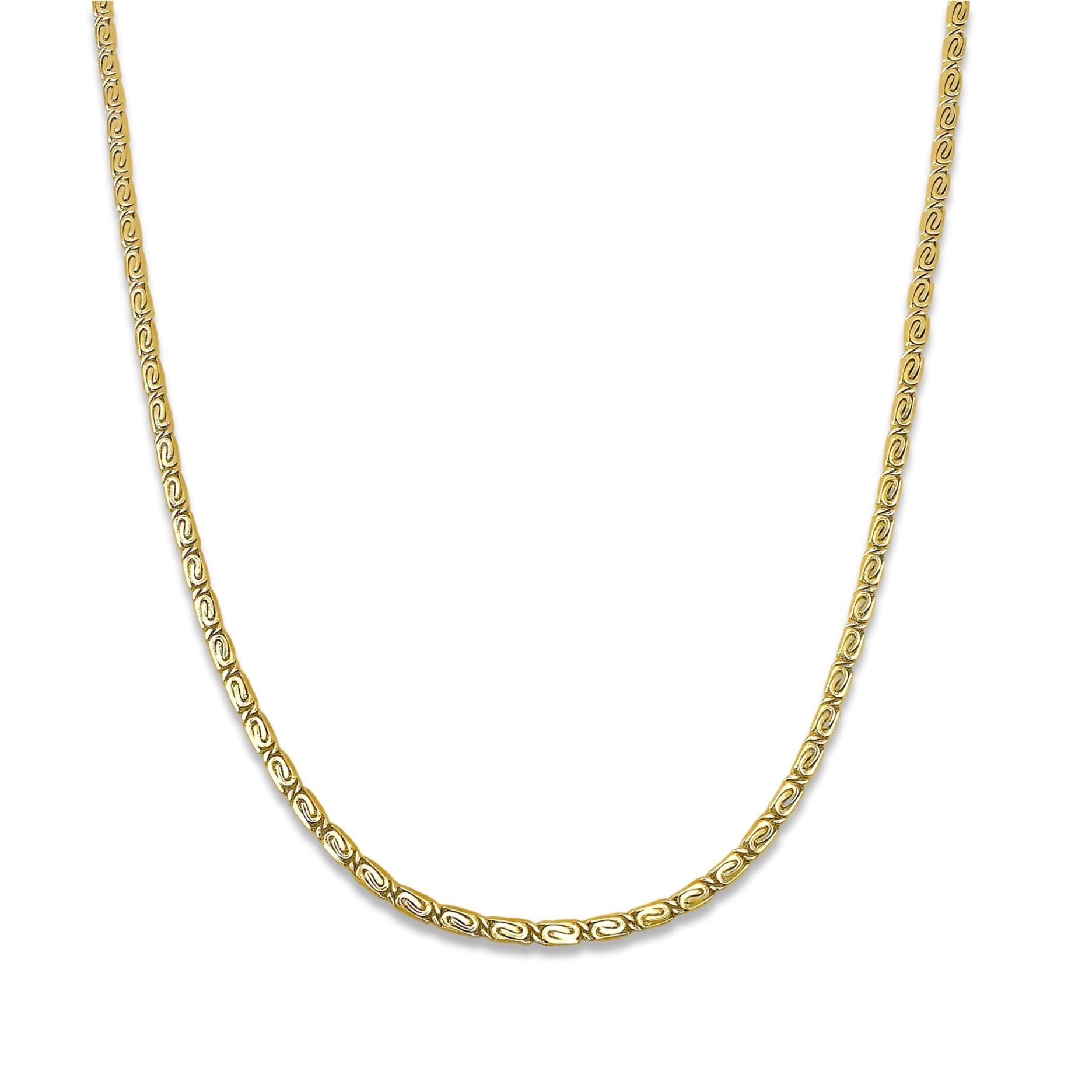 Cadena Panzer Slim - Oro 18K