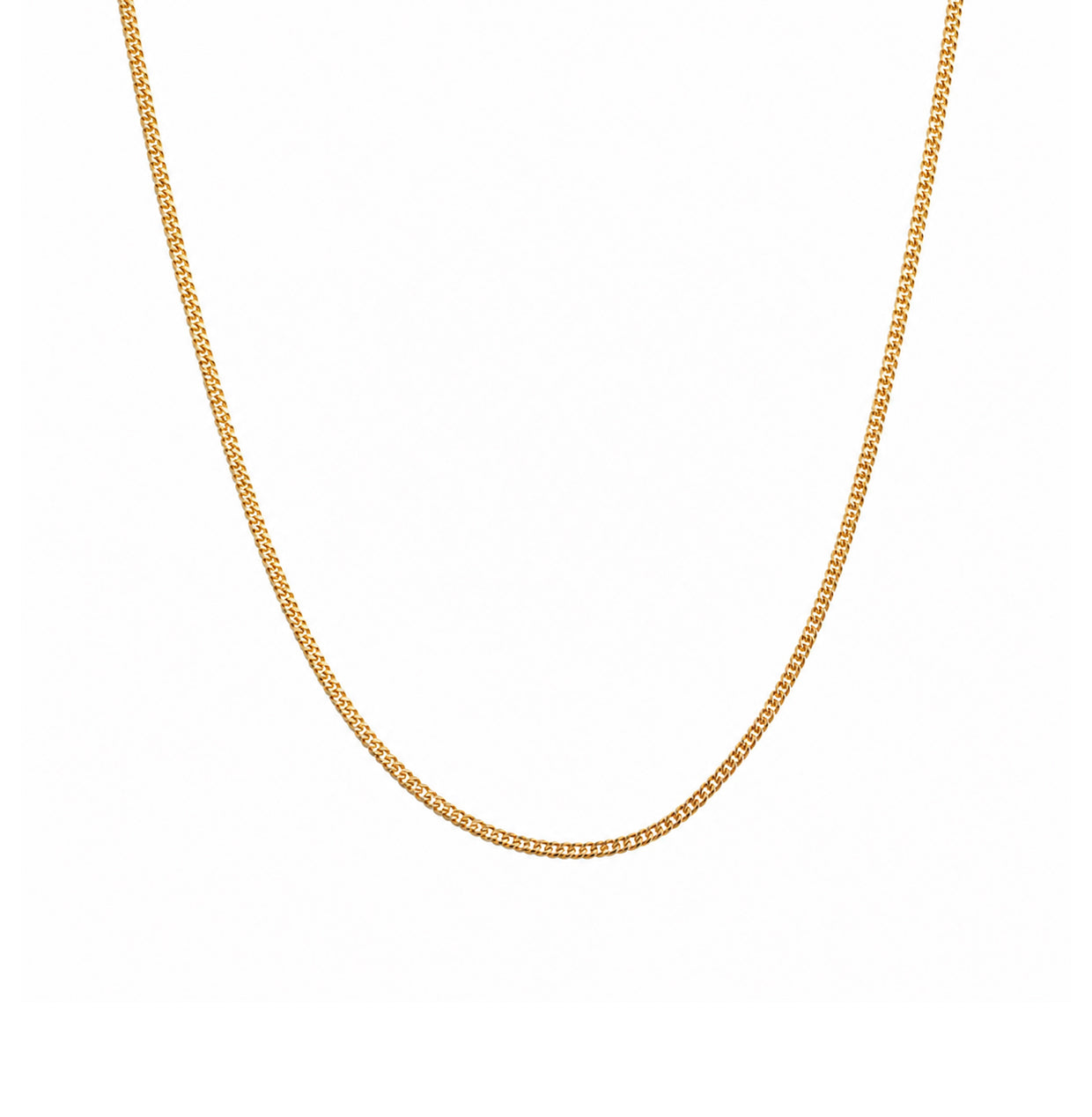 Cadena Panzer Slim - Oro 18K