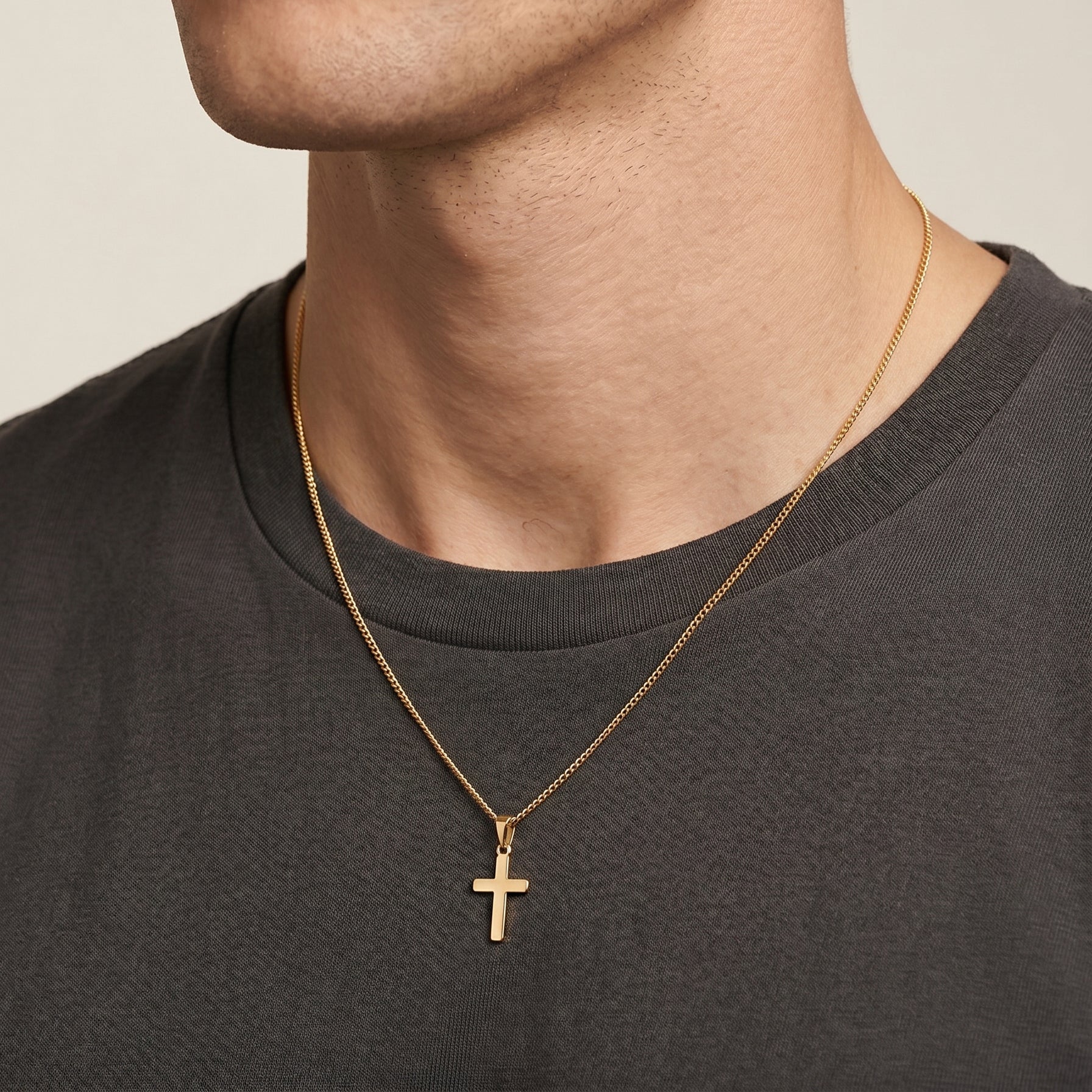 Cadena Panzer Slim - Oro 18K