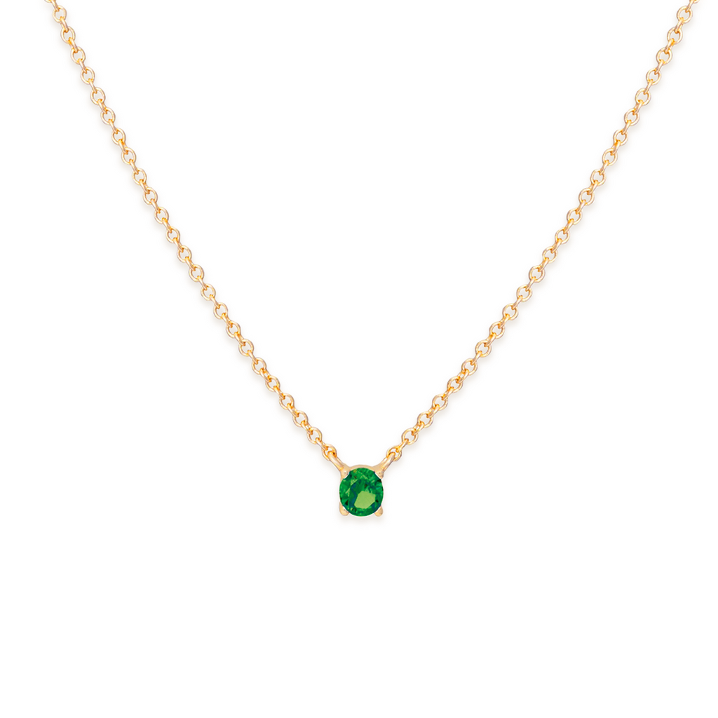 Collar Solitario - Oro 18K