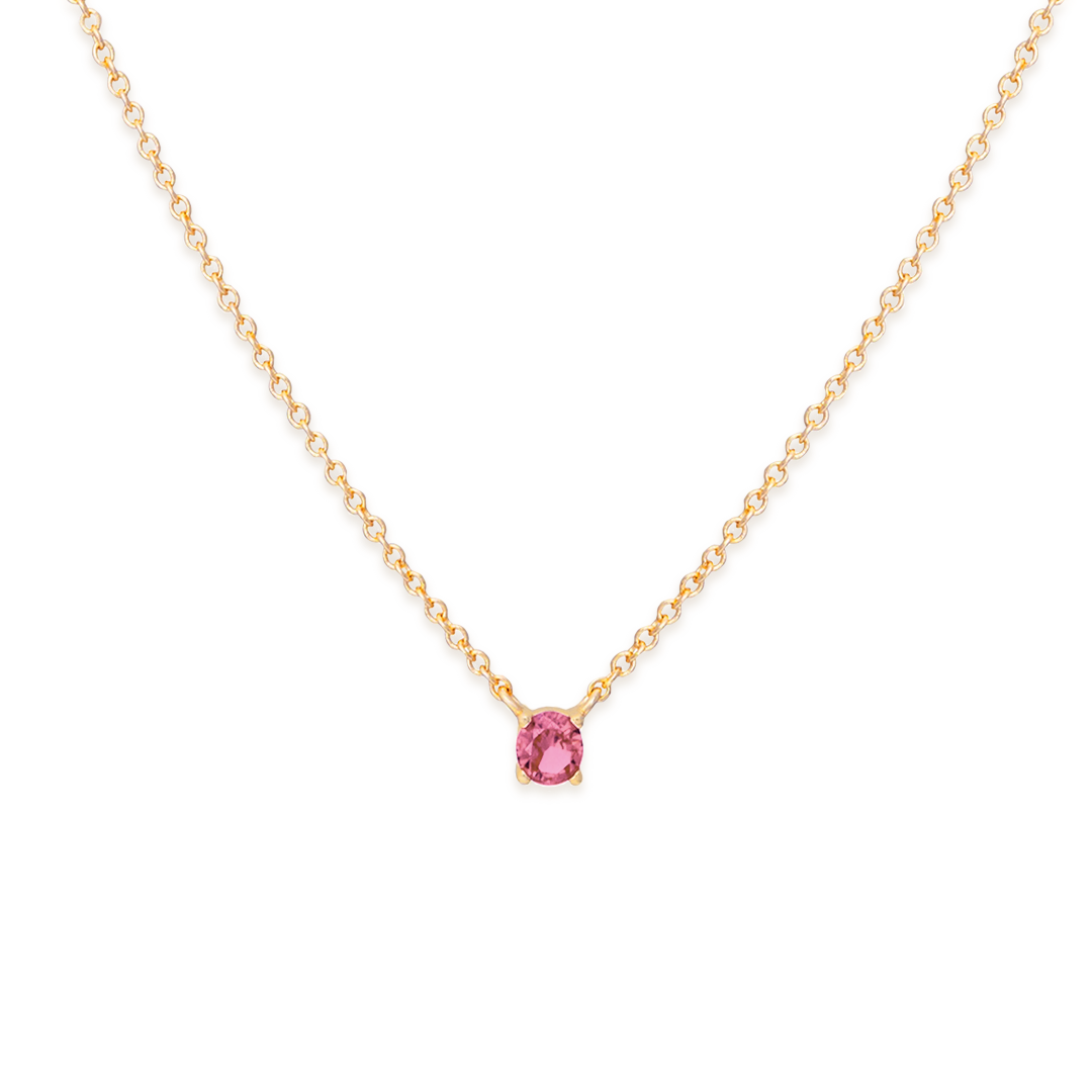 Collar Solitario - Oro 18K
