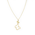 Collar Mariposa - Oro 18K