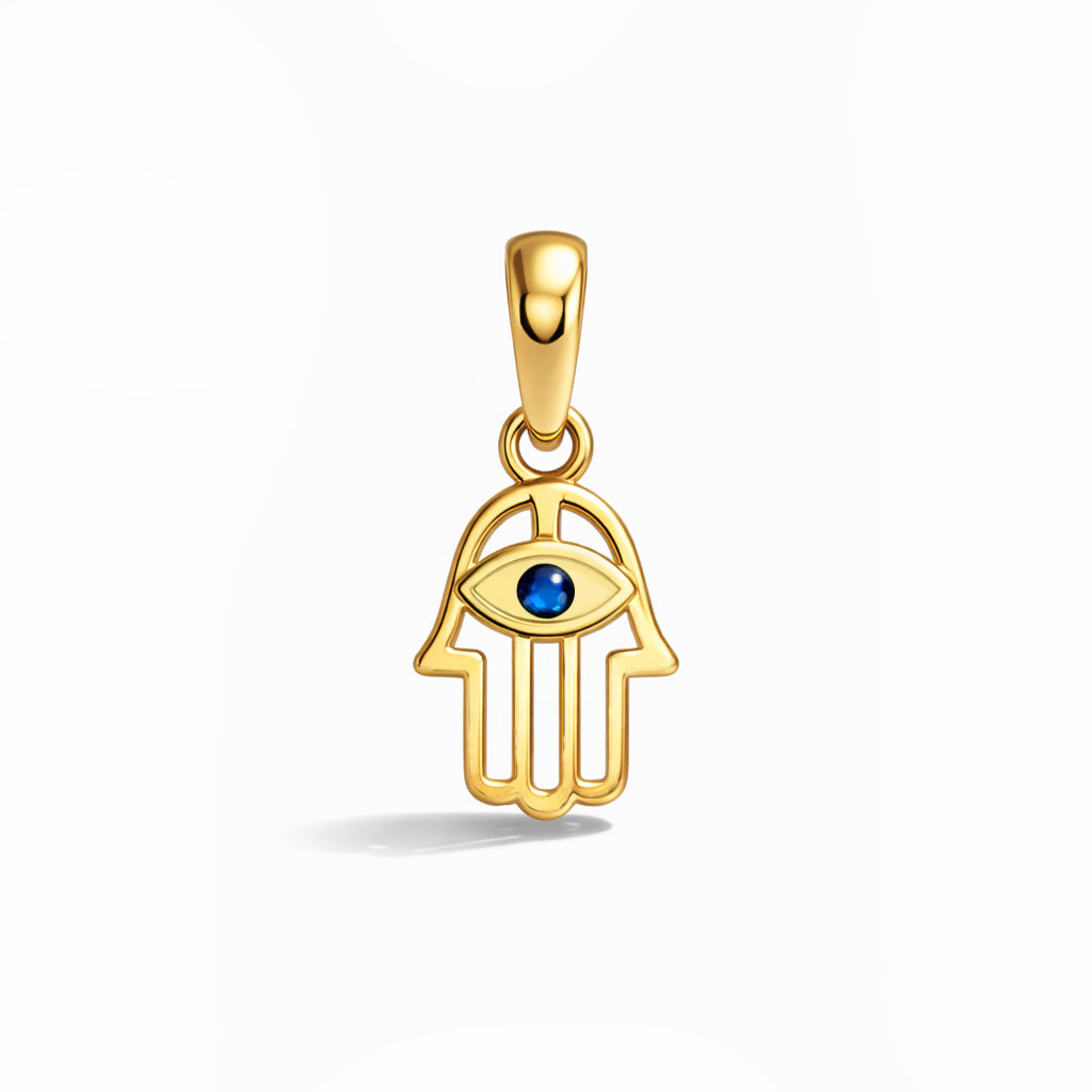 Dije Mano De Hamsa  Oro 18k