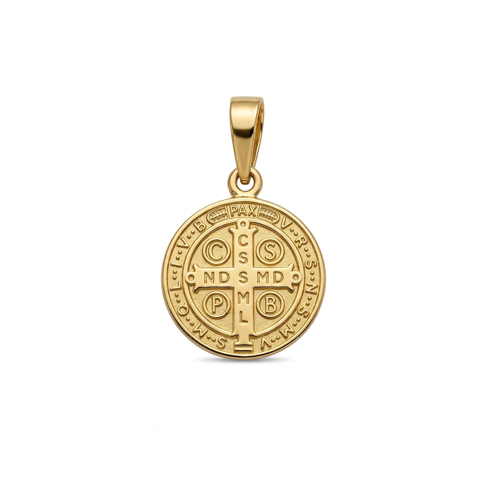 Medalla San Benito - Oro 18k