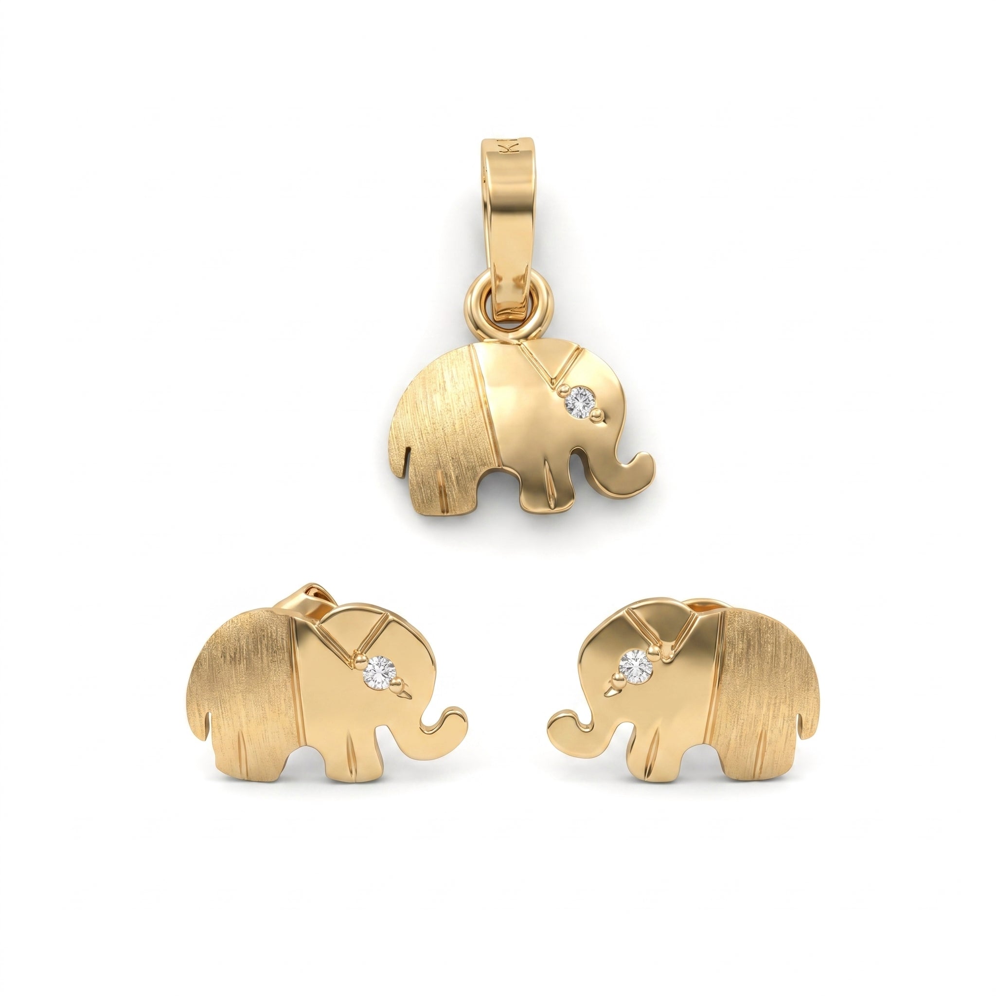 Set Elefantes - Oro 18K