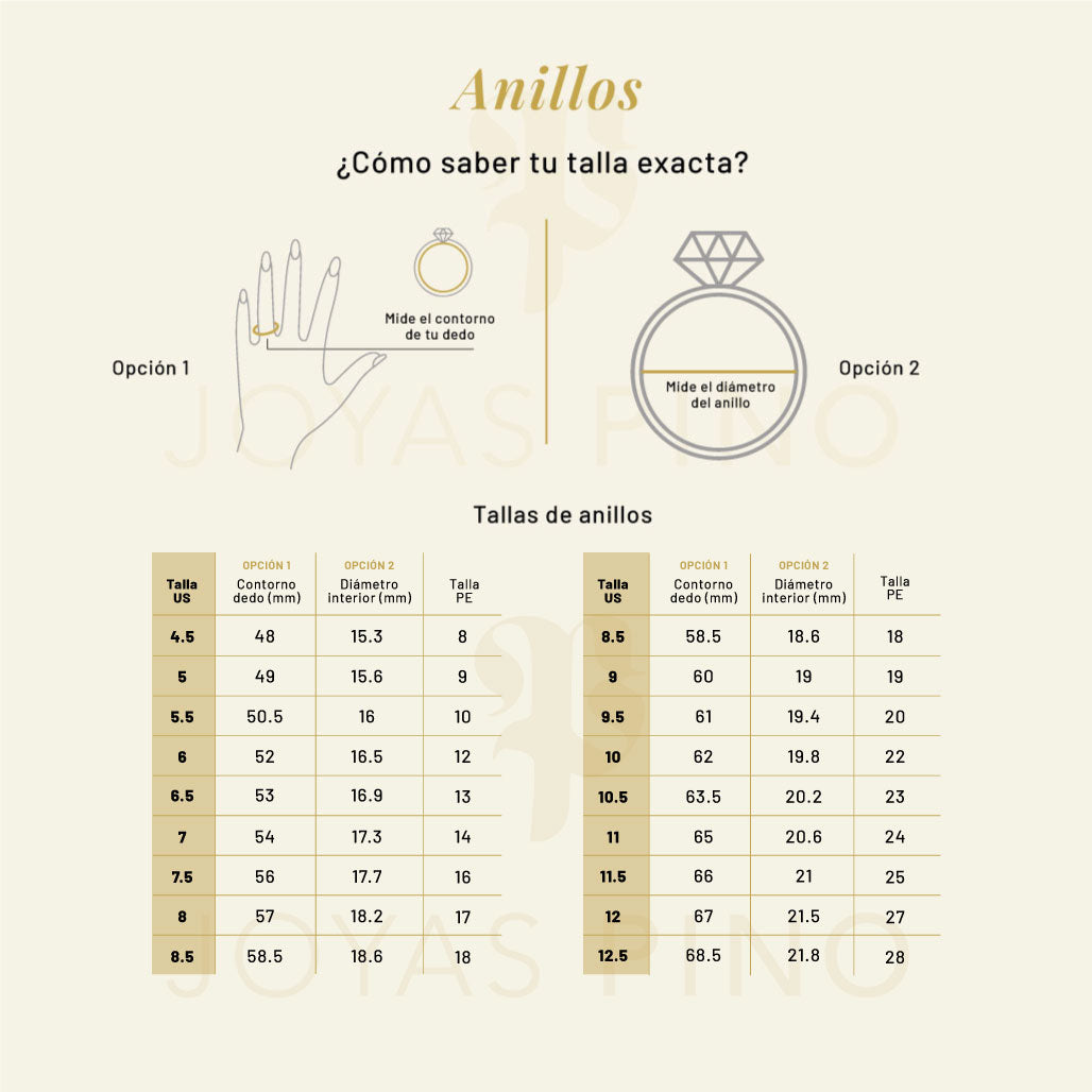 Anillo Chevalier Dintel - Plata 950