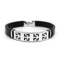 Pulsera de Cuero 1 - Plata 925/950