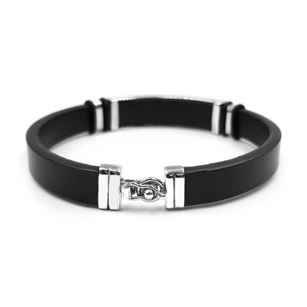 Pulsera de Cuero 1 - Plata 925/950