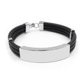 Pulsera de Caucho 2 - Plata 925/950